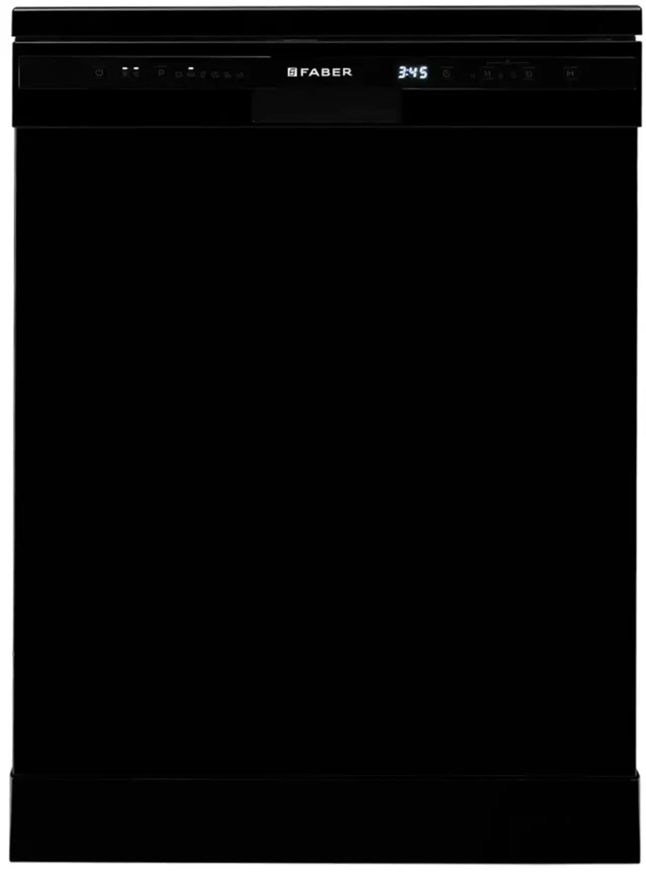 Faber Dishwasher Free Standing Neo Black Glossy Steel (FFSD 6PR 12S Neo BK)