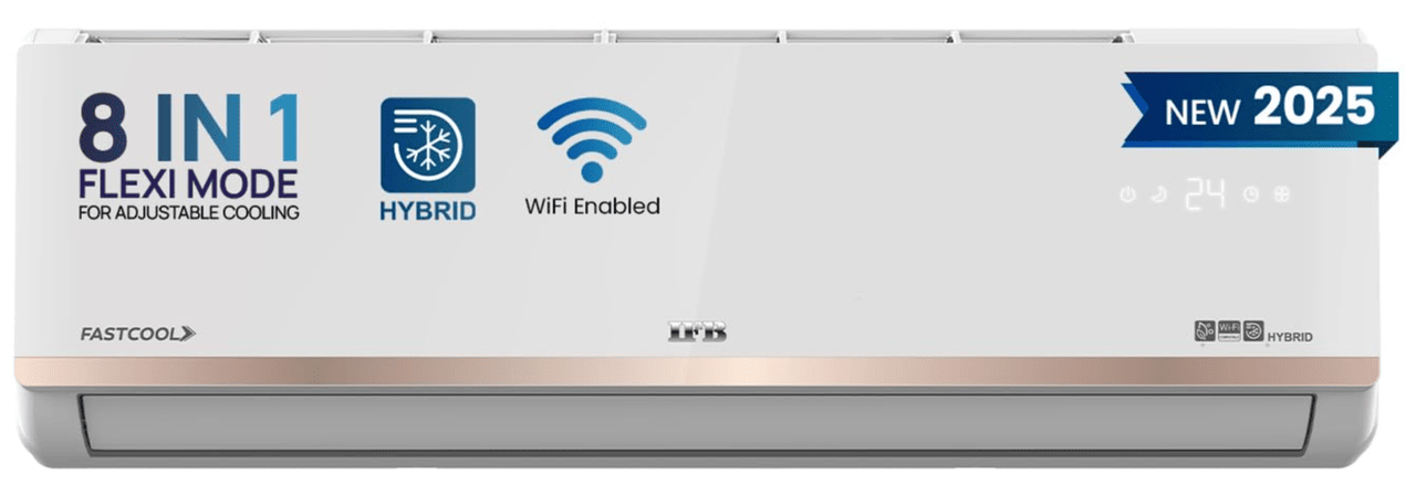 IFB Split AC 1 Ton 5 Star Inverter Smart Connectivity 8-in-1 Convertible (CI145GN21SGN1)