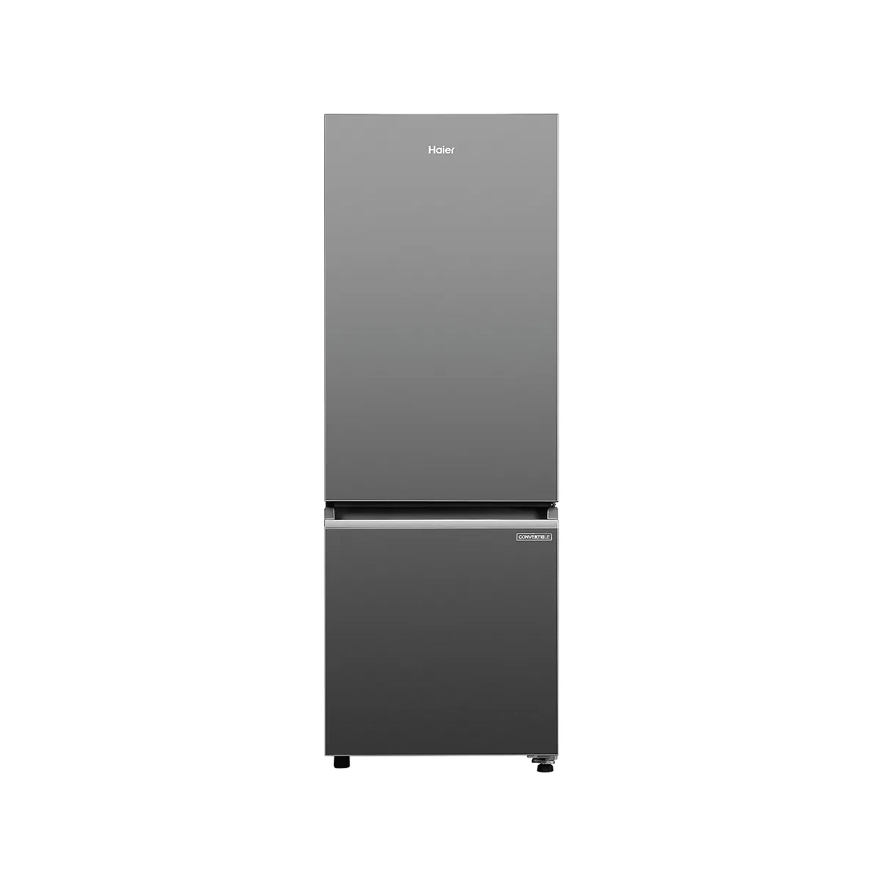 Haier 237L Flat Door Bottom Mount Double Door Refrigerator 2 Star (GE Black, HRB-2872IBGB-P)