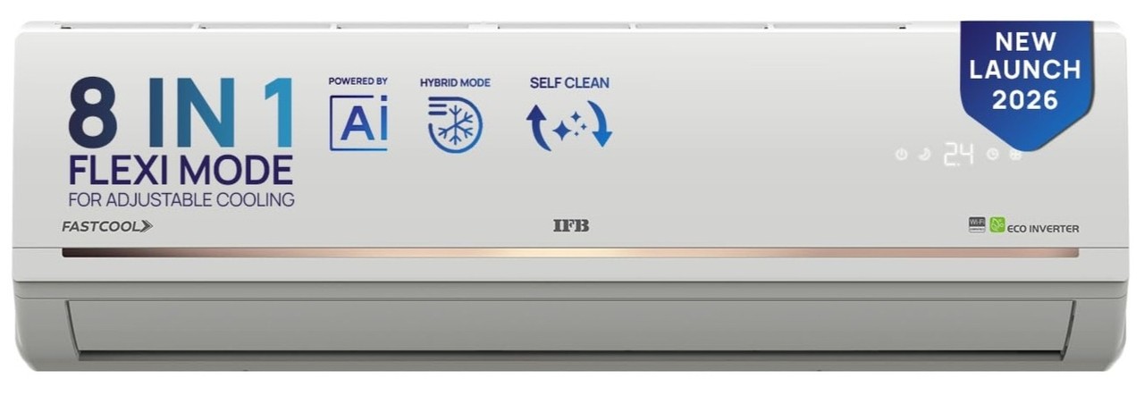 IFB 1.5 Ton 5 Star 8 in 1 Convertible Inverter Split AC (CI195GD32RGM3)