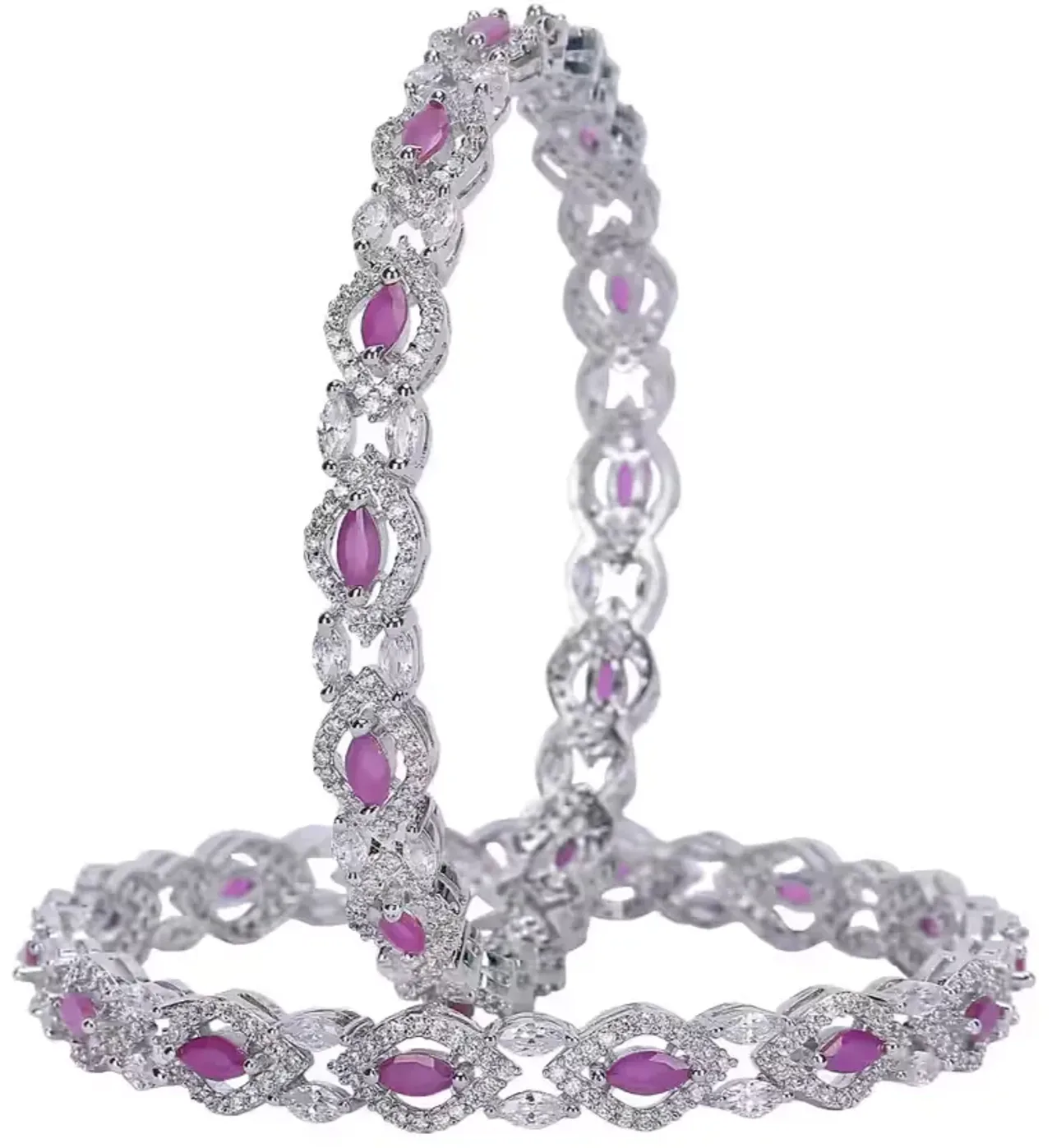 Art Karat 22k Gold Plated Ziya Blossom Bangle