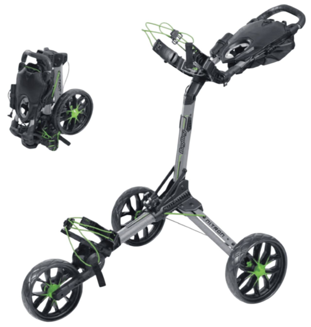 Nitron Auto Open Push Cart Multicolor Nitro-Piston Technology
