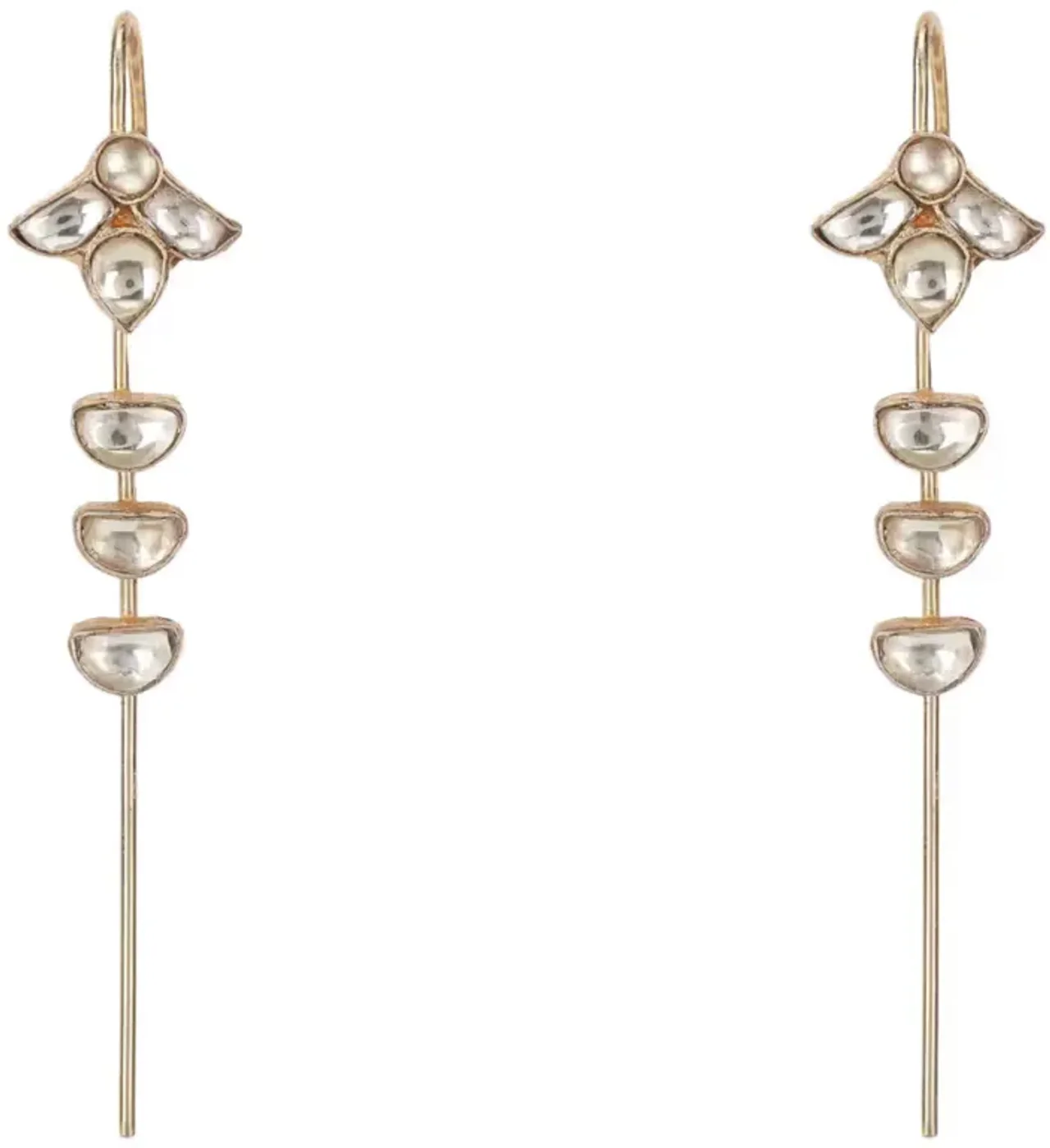 Art Karat Gangika 22k Gold Plated Earpin