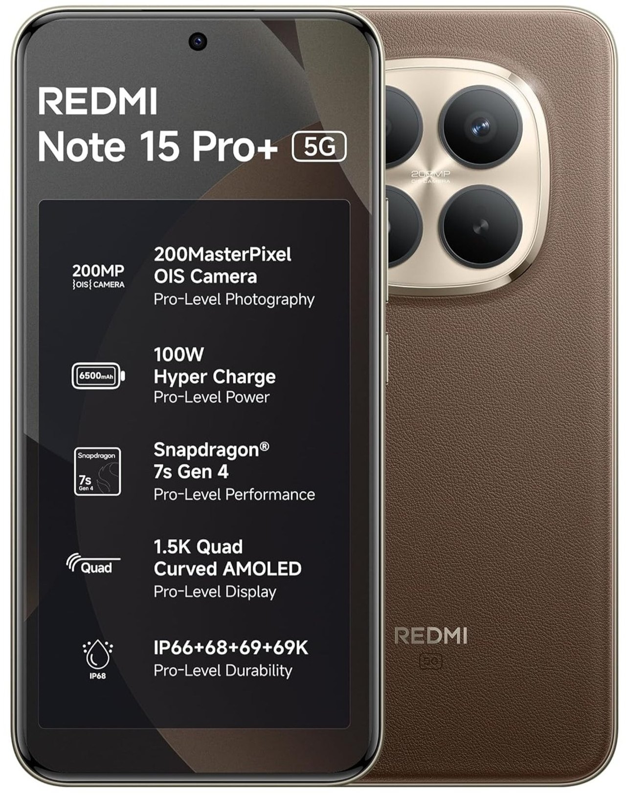 Redmi Note 15 Pro + 5G (12 GB RAM) (512 GB, Coffee Mocha)