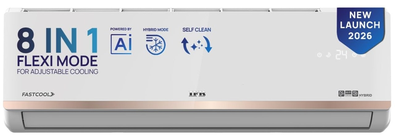 IFB 1.5 Ton 3 Star 8 in 1 Convertible Inverter Split AC (CI193GN22RGM3)