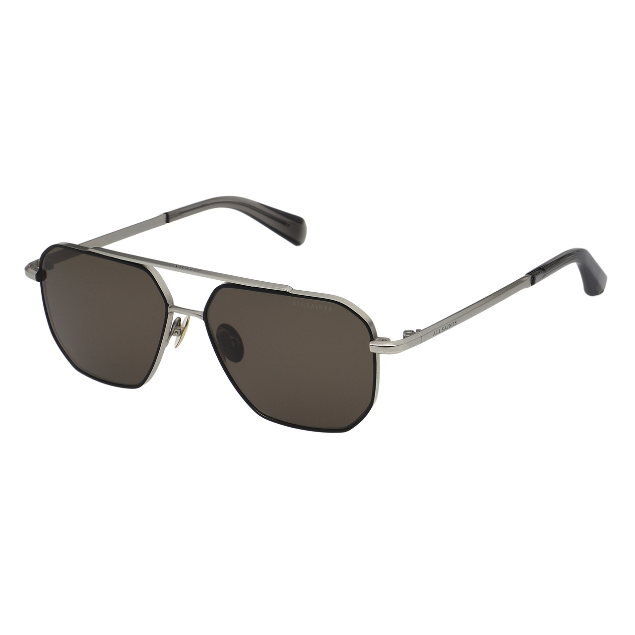 AllSaints Dune ALS7007 Sunglasses Silver & Black Rim 55/14-140