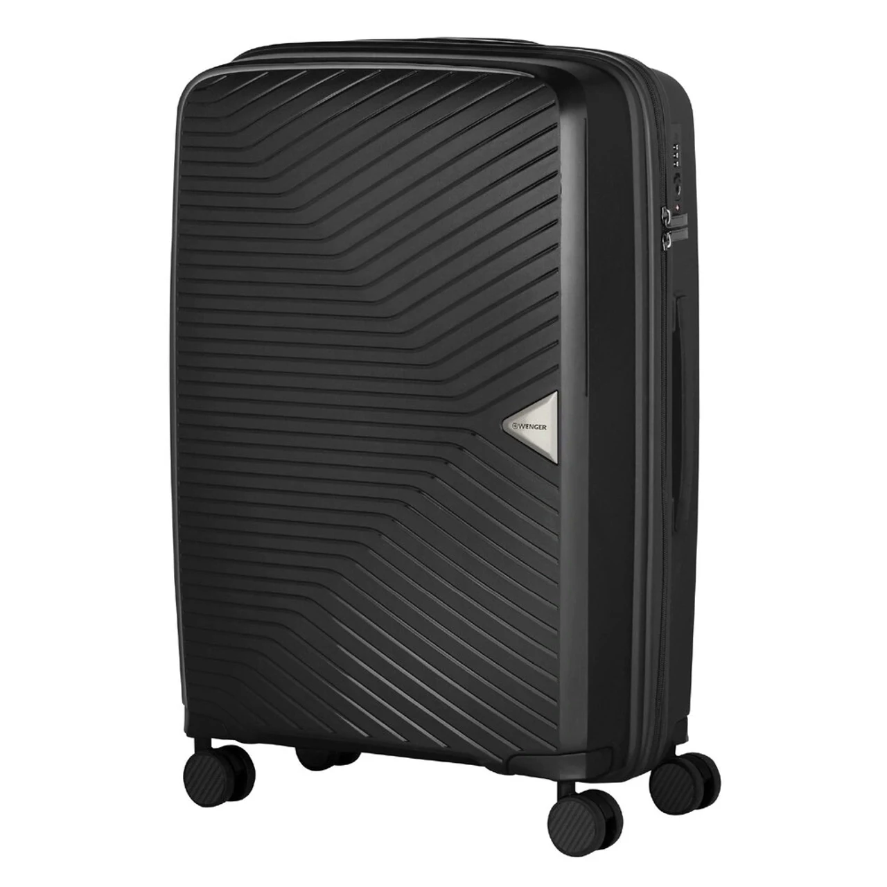 Wenger Ultra-Lite Medium Hardside Check-In Luggage 60L Black Trolley Bag