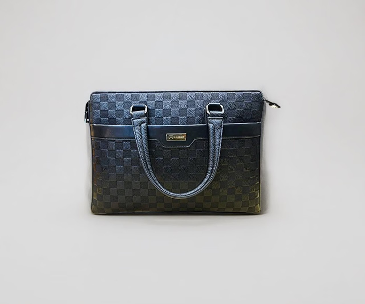 Signature Shield Fingerprint Lock Vegan Leather Multi-Style Bag Black