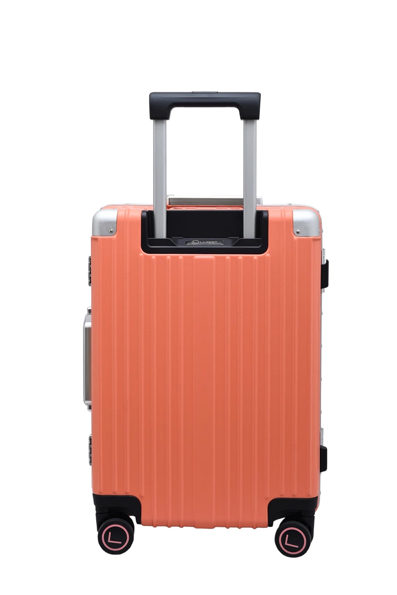 Smart Pro MAX Fingerprint Lock Trolley Bag Coral Gold 20 Inch
