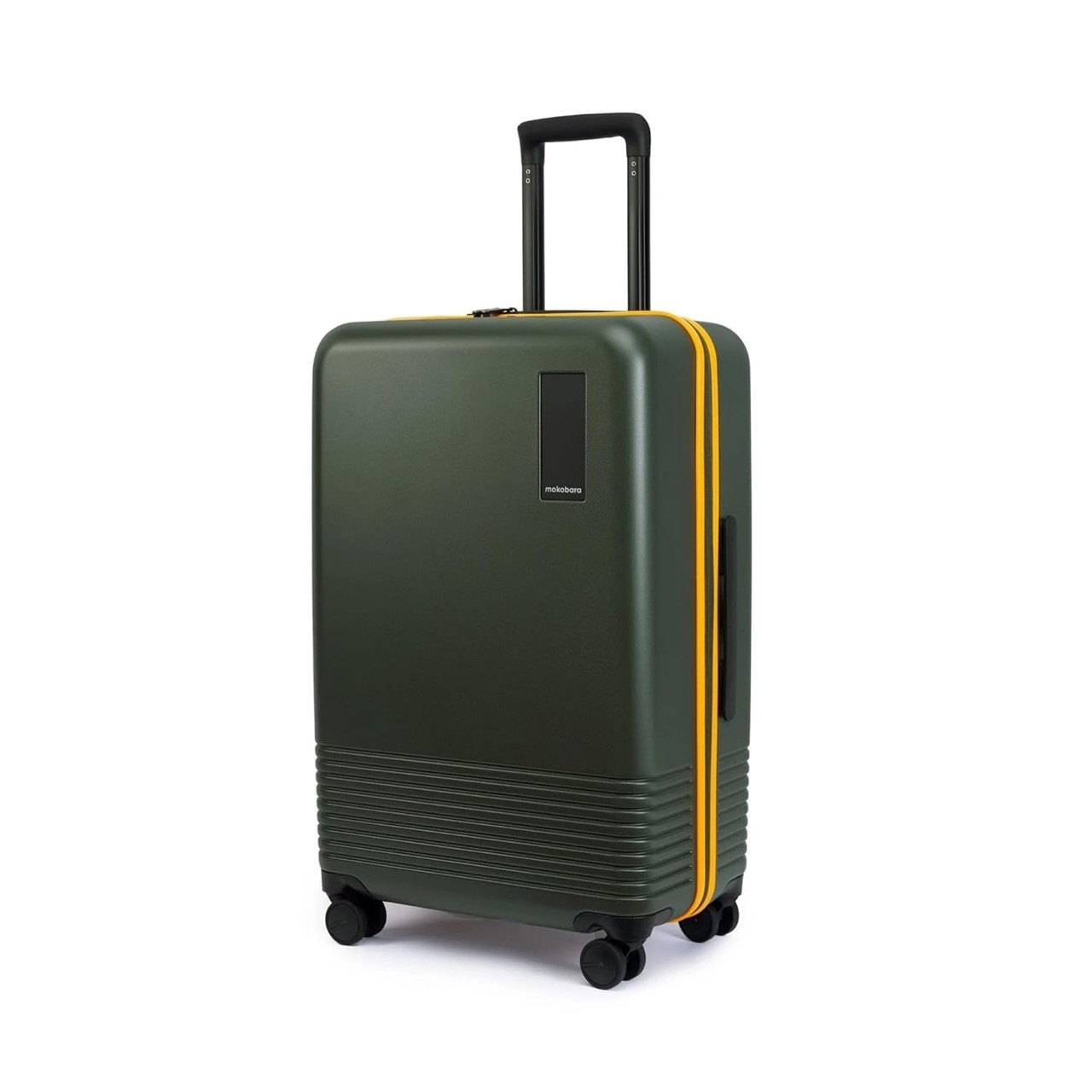 Mokobara Iconic Check-in Luggage Trolley Bag Medium Size 68.5cm 71L Green & Yellow