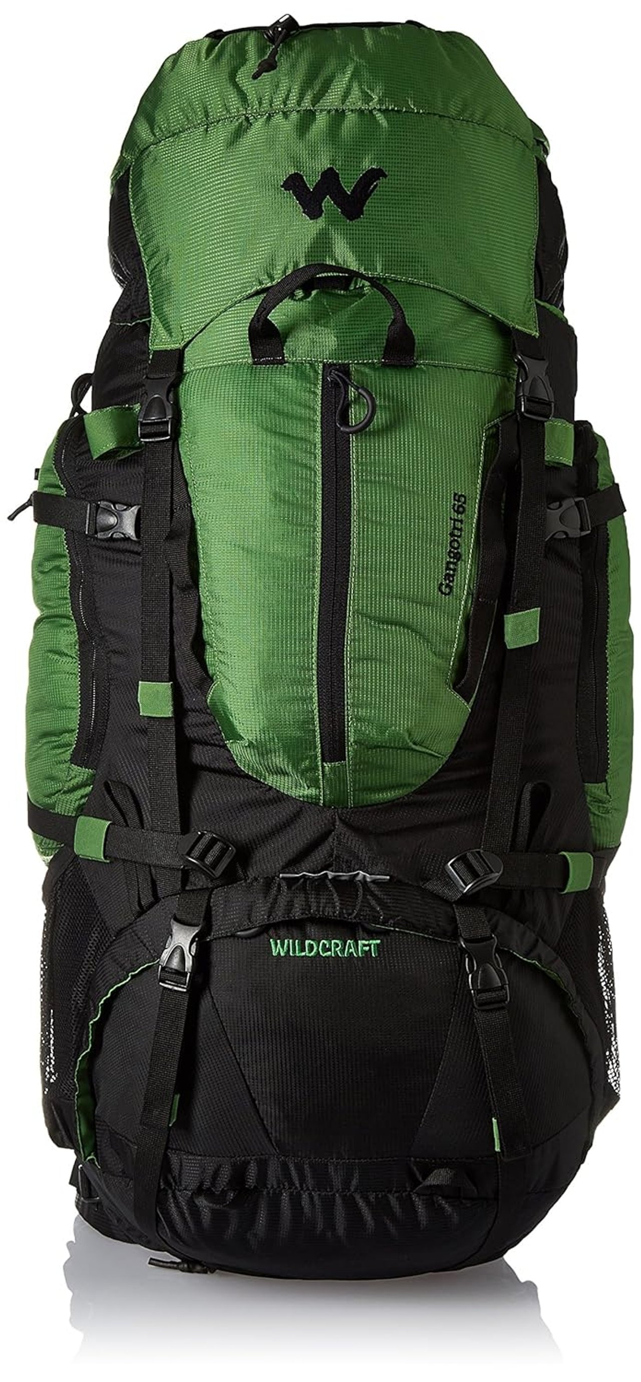 Wildcraft 65 ltrs Green Hiking Backpack (Gangotri Plus Green)