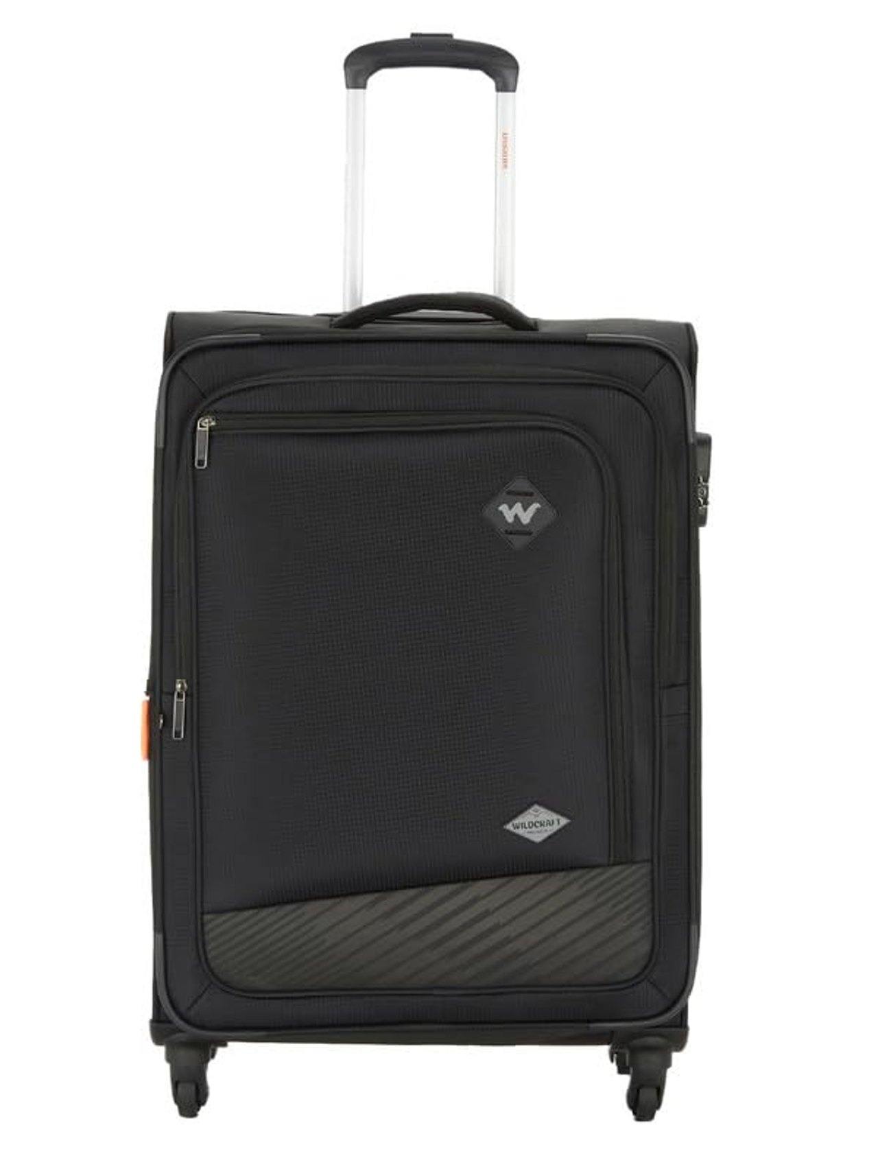 Wildcraft Sirius Soft Trolley Suitcase (12209) Anthracite Black (Medium)