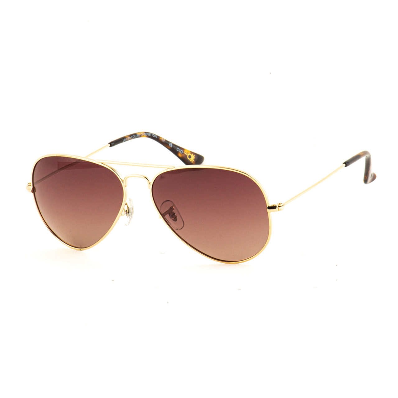 United Colors of Benetton Sunglasses BES23515 C2 Gold 58mm