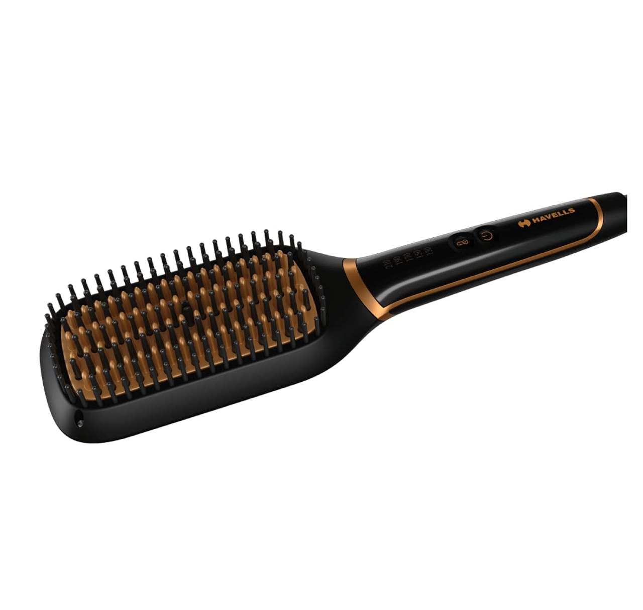 Havells Ionic & Keratin Hair Straightening Brush (Black) HS4211
