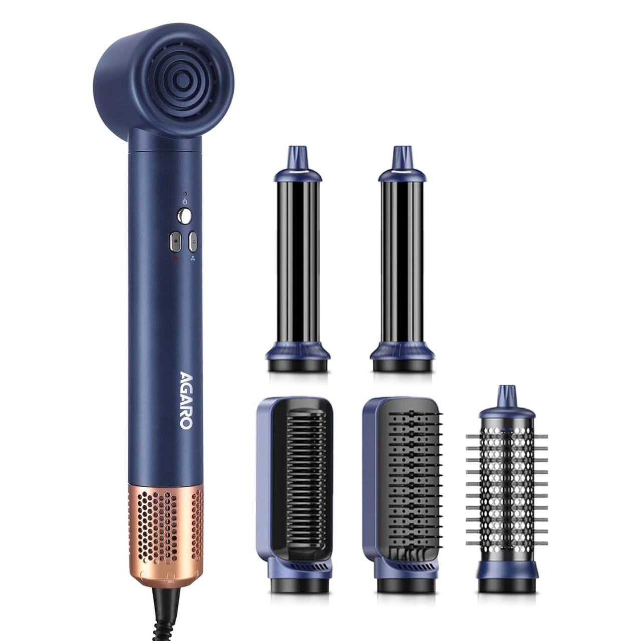 AGARO Imperial Multifunctional 6-in-1 Hair Styler - 1200W - Blue