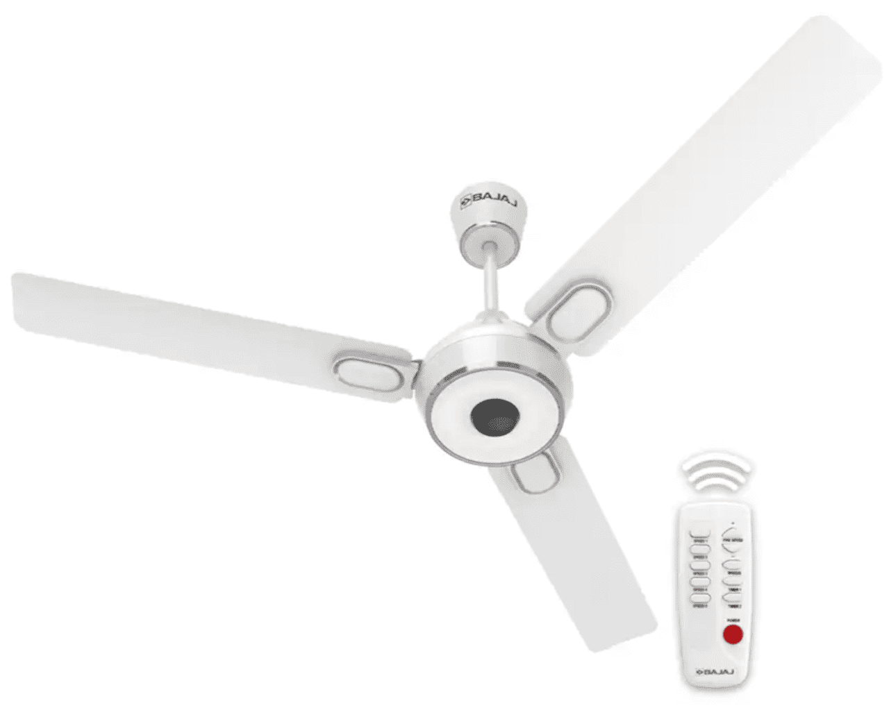 Bajaj Energon Prime 1200mm Silent BLDC Ceiling Fan with Remote Control and Anti-Corrosive Aluminium Blades