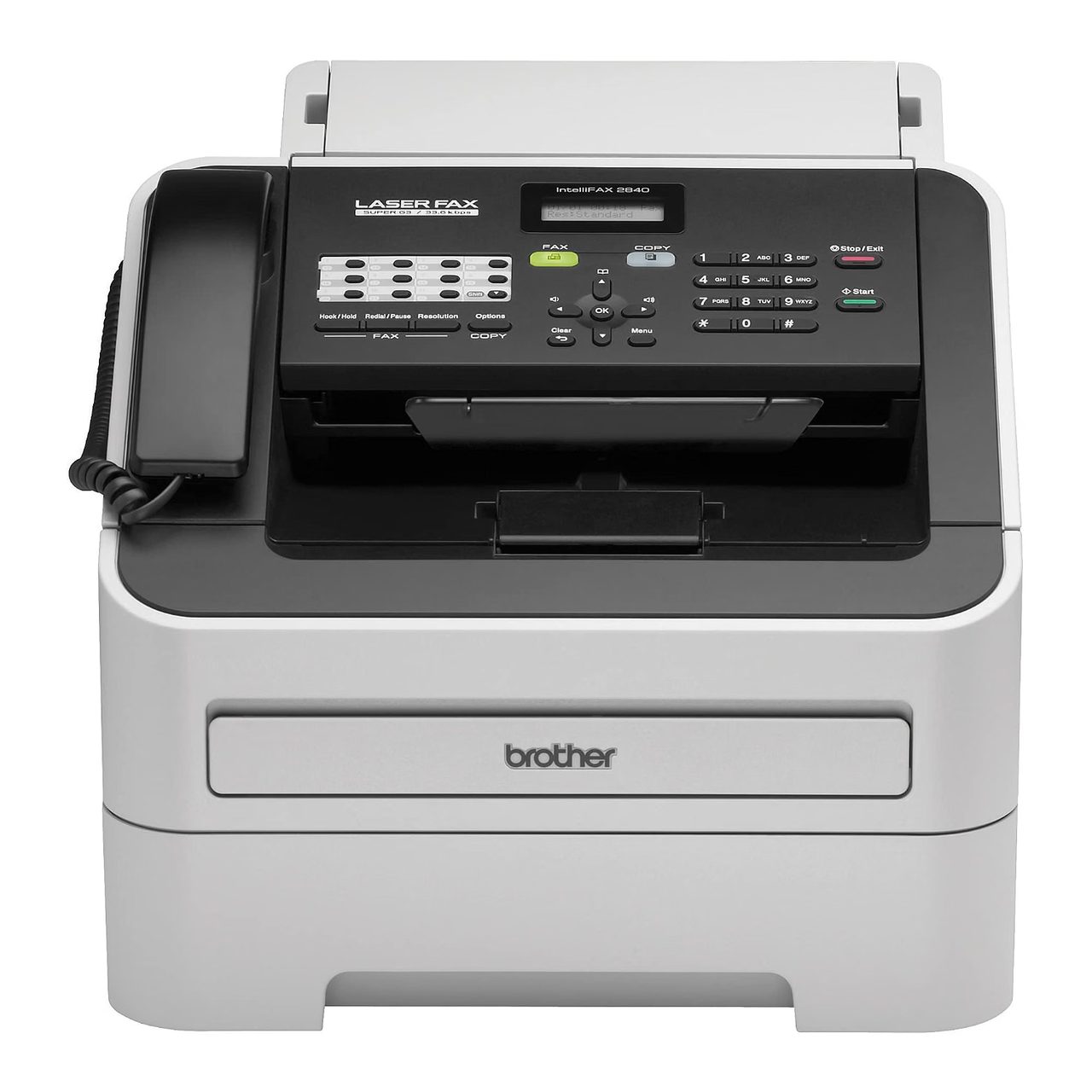 FAX-2840 High Speed Mono Laser Fax Machine, 20 Sheet ADF