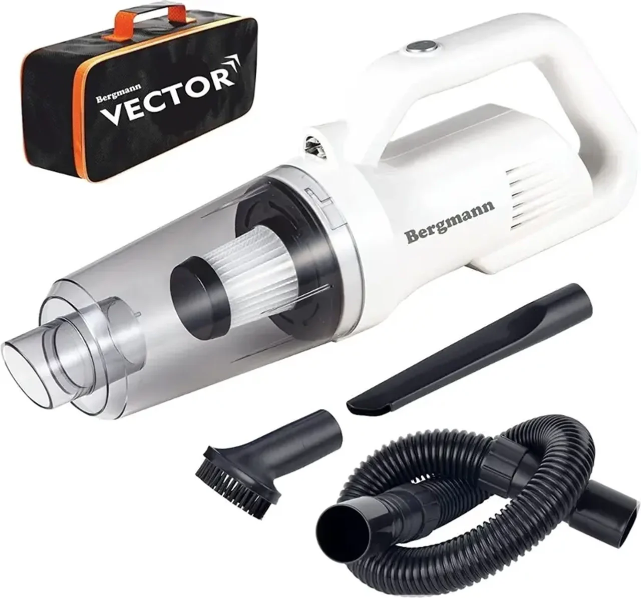 Bergmann Vector Cordless Handheld Car & Home Vacuum Cleaner (White) VC01 Vehicle Interior Cleaner  (1 g)