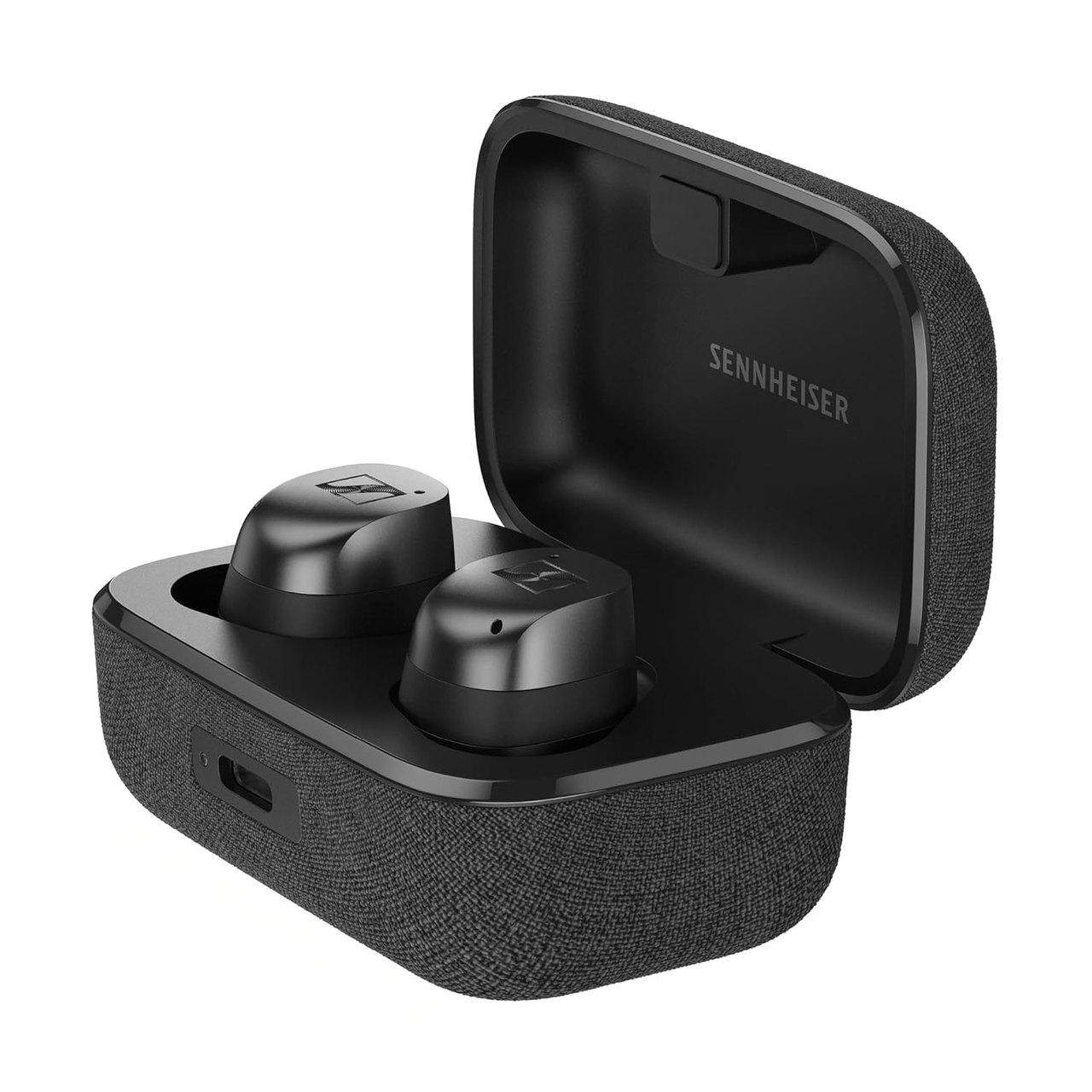Sennheiser Momentum True Wireless 4 Earbuds BT v5.4 AURACAST Qualcomm aptX Lossless Audio ANC Qi Fast Charge Black Graphite