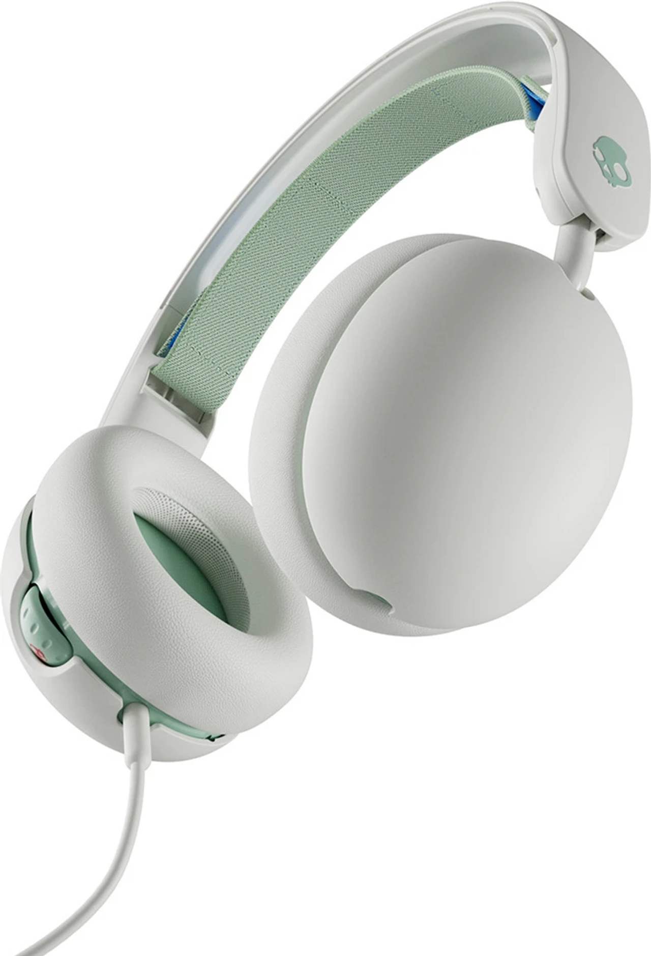 Skullcandy Grom Over-Ear Wired Headphones for Kids - Bone Seafoam