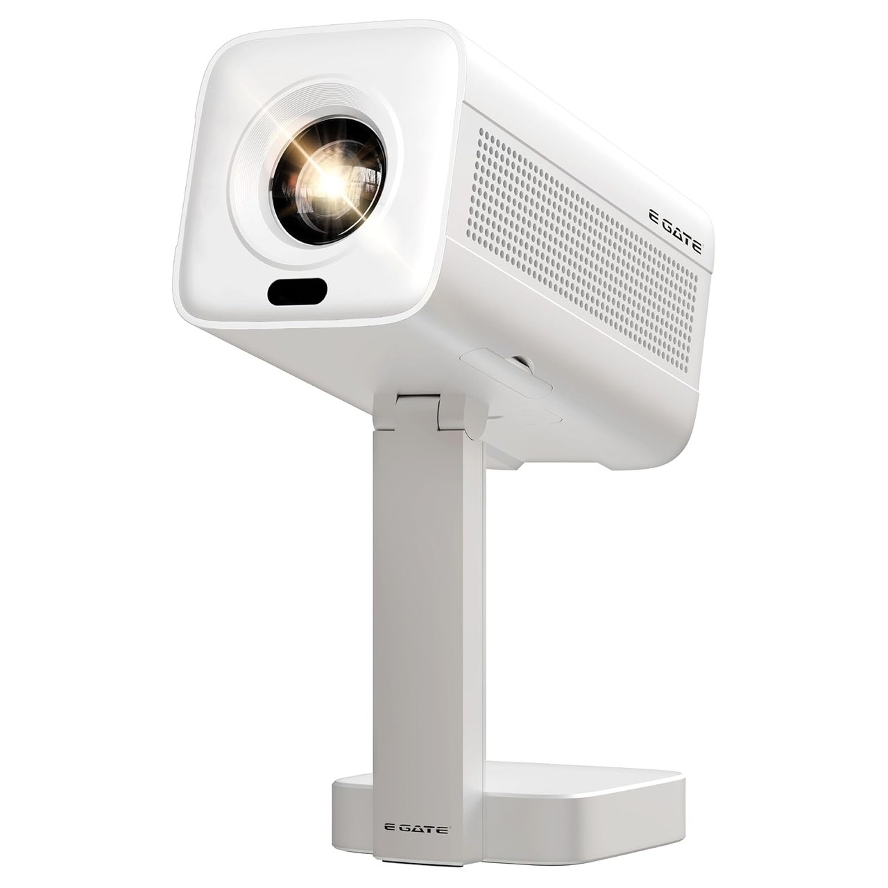 Atom 4X Automatic Projector 4k Ultra HD | Live TV | Android | Brightest 400 ISO | Native 1080p, Netflix, Prime | Precision Focus - Auto Keystone | USB-HDMI ARC+CEC | HDR+HLG | WiFi 6-BT | Egate