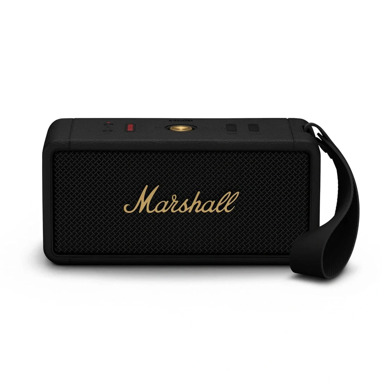 Marshall Middleton Portable Bluetooth Speaker 360° Sound 20+ Hours Playtime Dust & Waterproof IP67 Black & Brass