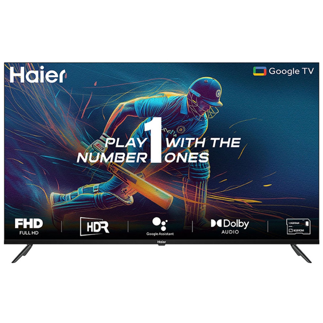 Haier 43-Inch Full HD LED Smart TV with Google TV, Dolby Audio, HDR, Google Assistant (LE43A900G)