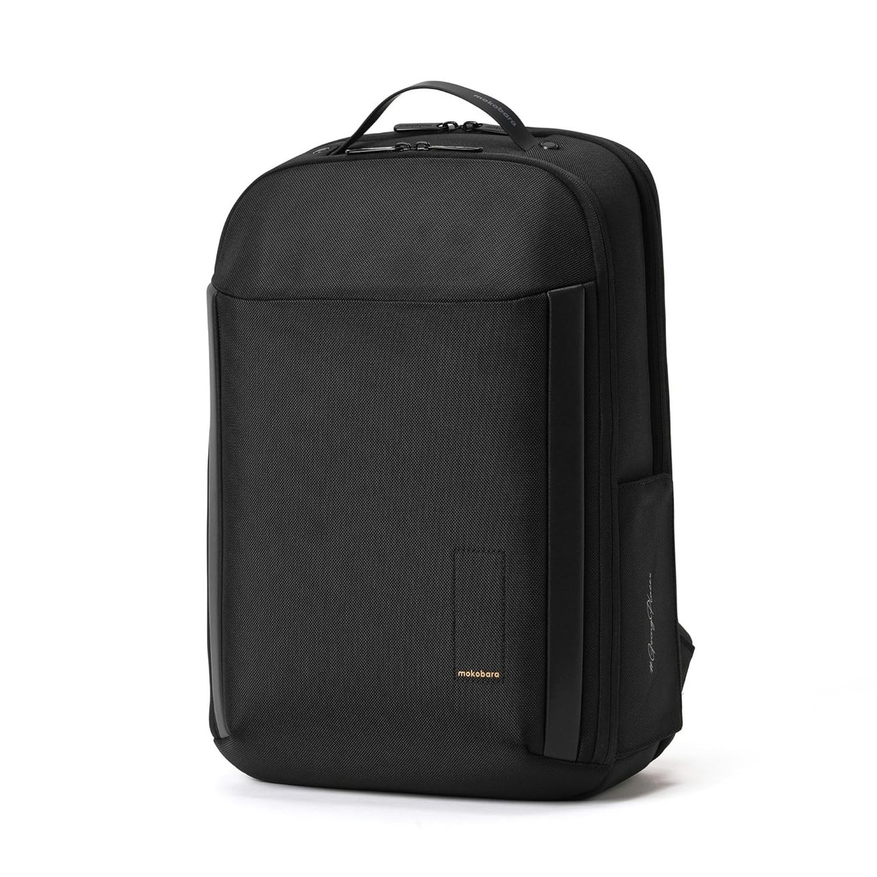 Mokobara Autopilot Backpack 15.6 Inch Laptop 35L Nylon Vegan Leather Black