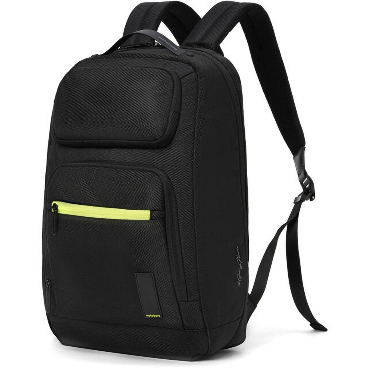 Mokobara Cosmos 23L Laptop Backpack, Water Resistant, Fits 15.6" Laptop, Black