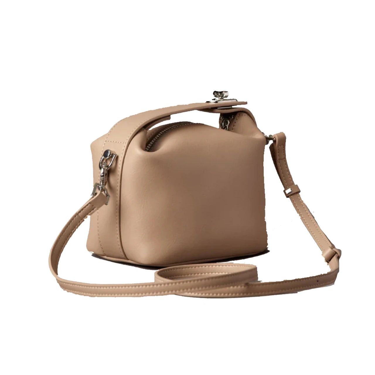 Favori Liora Ladies Leather Handbag Smoke Powder