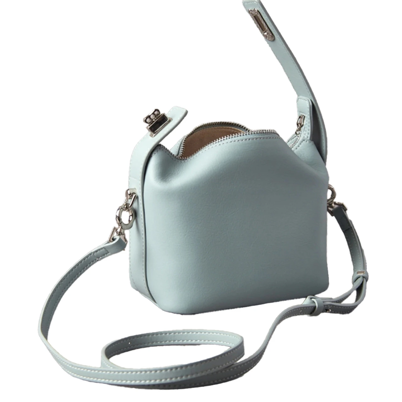 Favori Liora Ladies Leather Handbag Illusion Blue