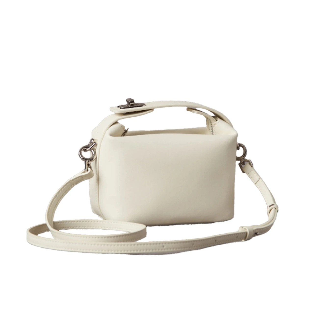Favori Liora Ladies Leather Handbag Ivory