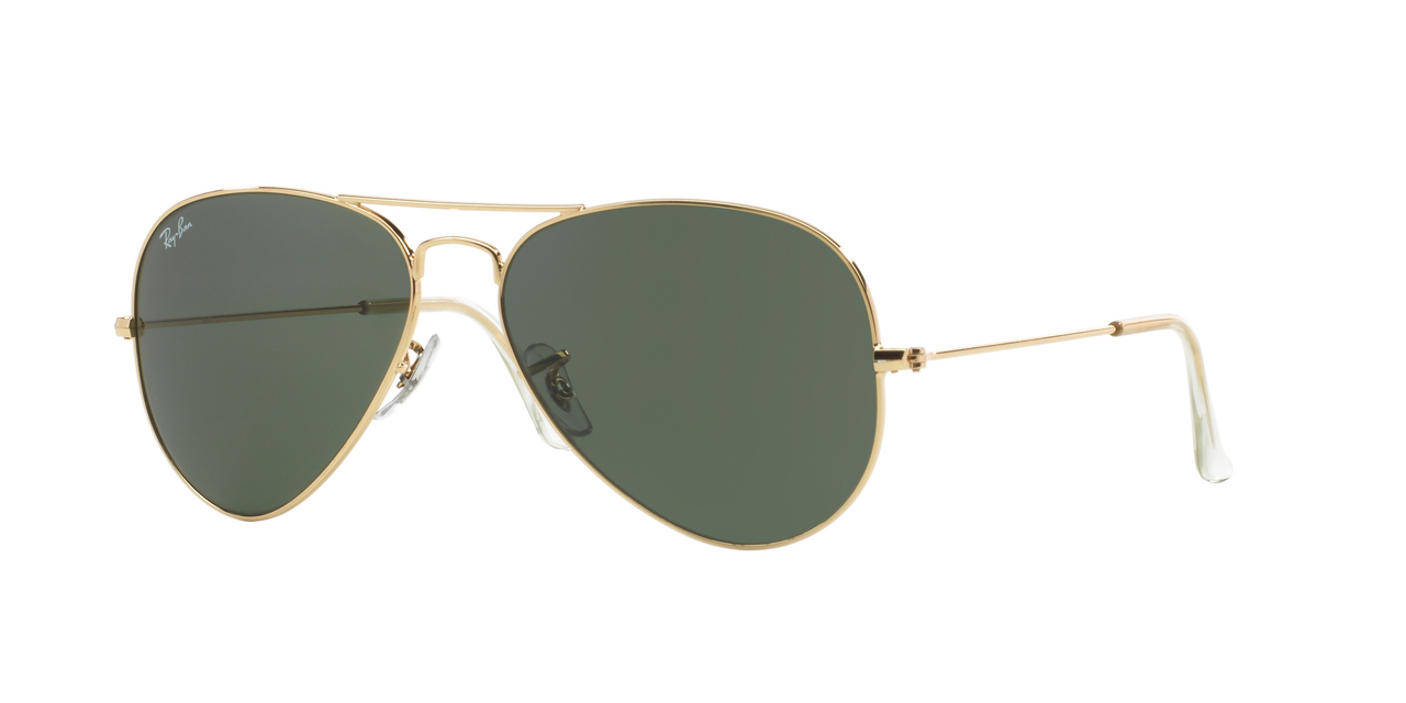 Ray-Ban Size - 58 Metal Aviator Sunglasses Frame Colour - Gold