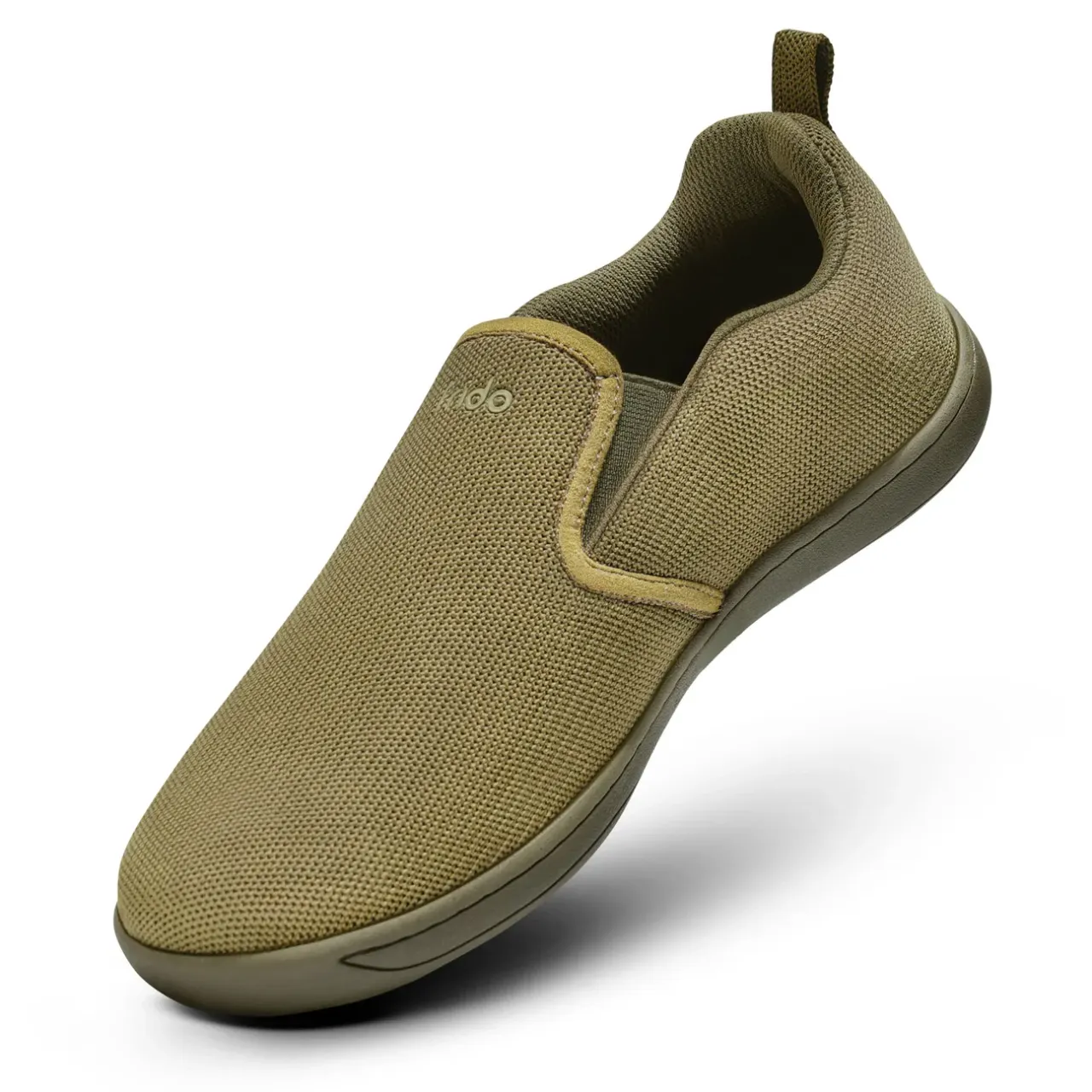 Frido Men's Cloud Comfort Shoes - Slip Ons, Size 7 UK - Olive Green