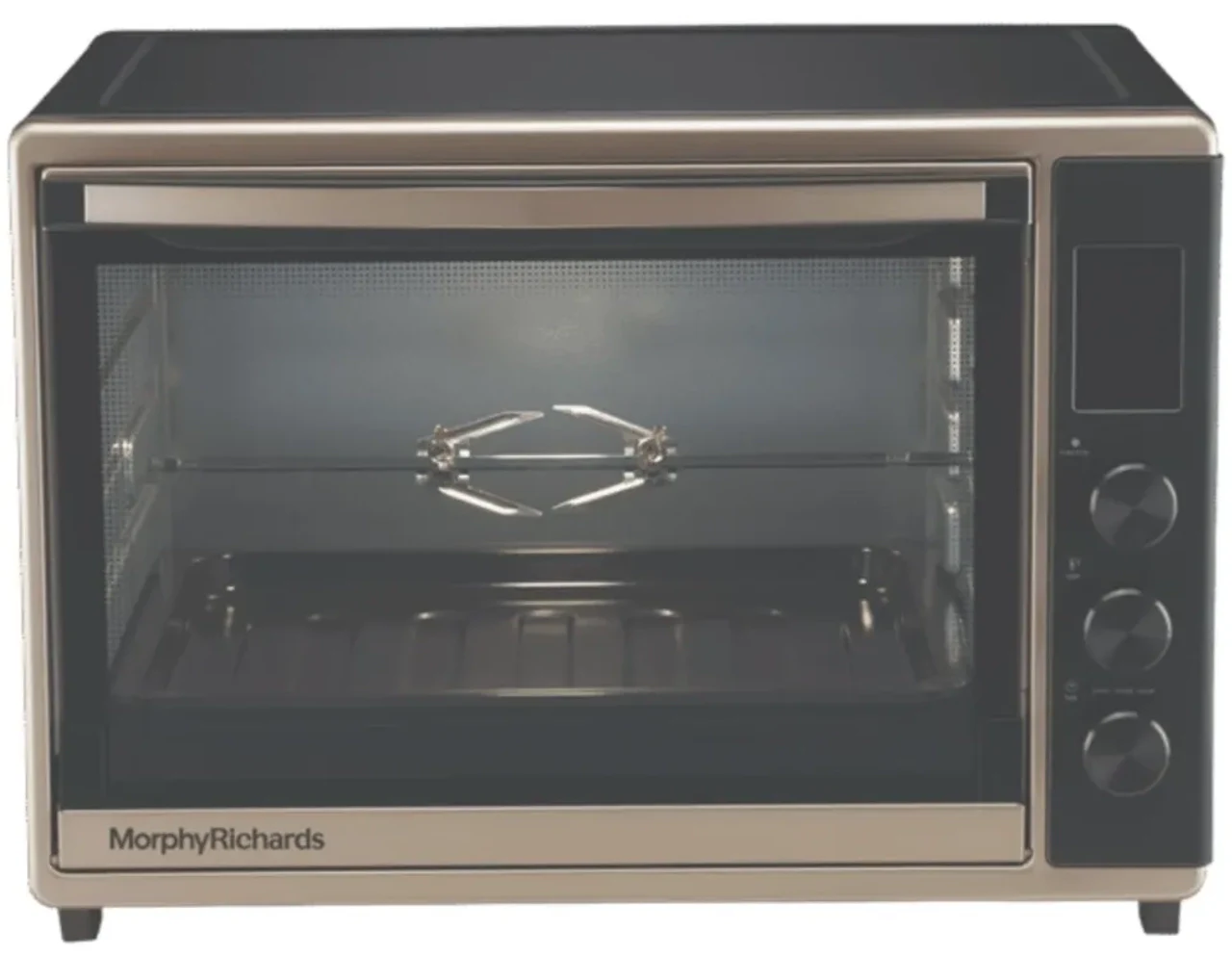 Morphy Richards Oven Toaster Grill 52L 8 Preset Menus Digital Display (Champagne Gold and Black)