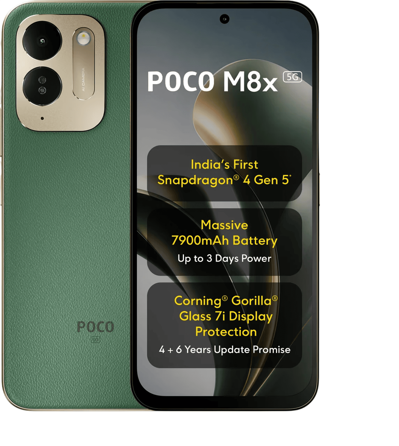 POCO M8X 5G 6GB/128GB Leather Green