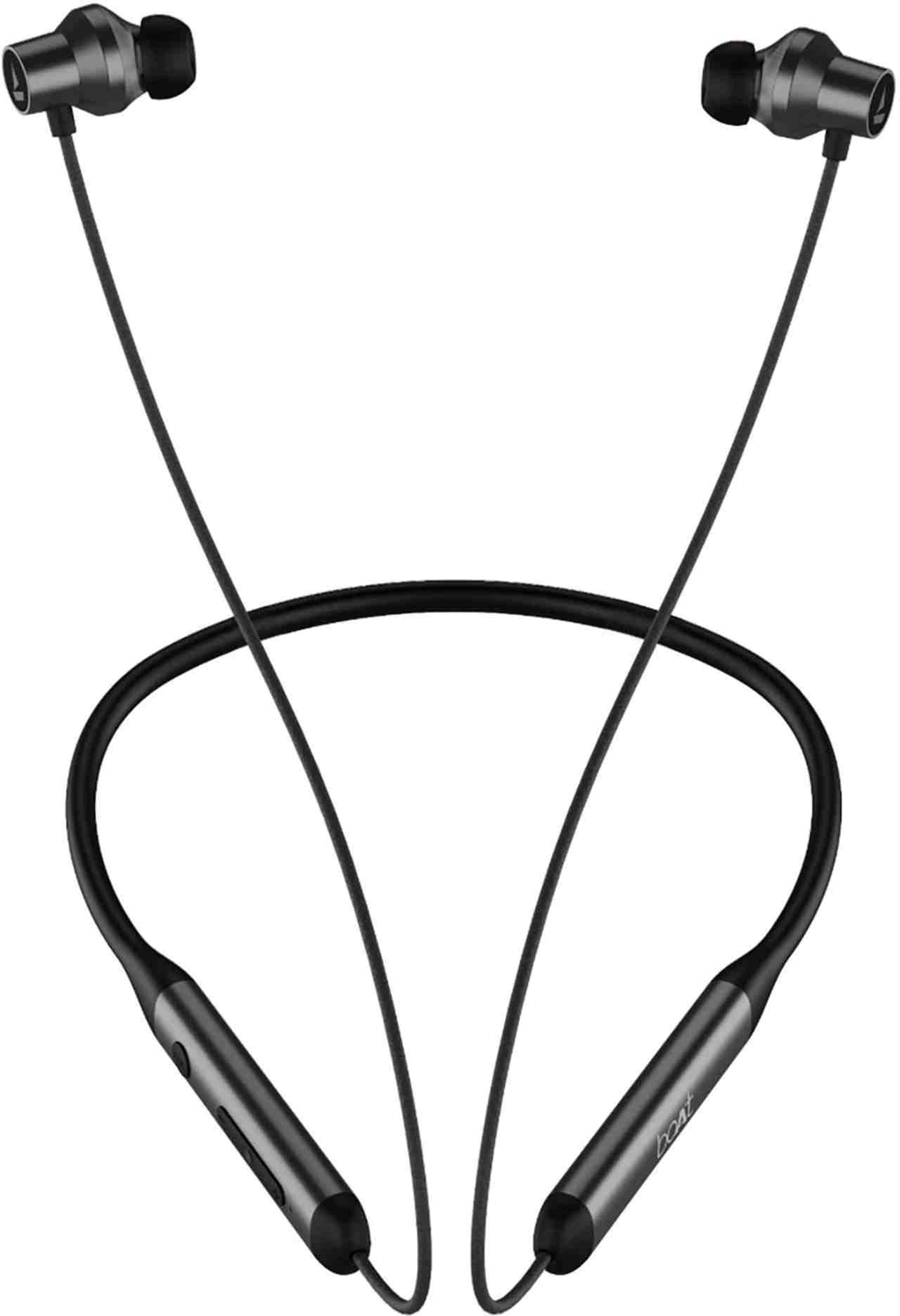 Boat Rockerz 280 ANC Bluetooth Headset (Gunmetal Black, In the Ear)