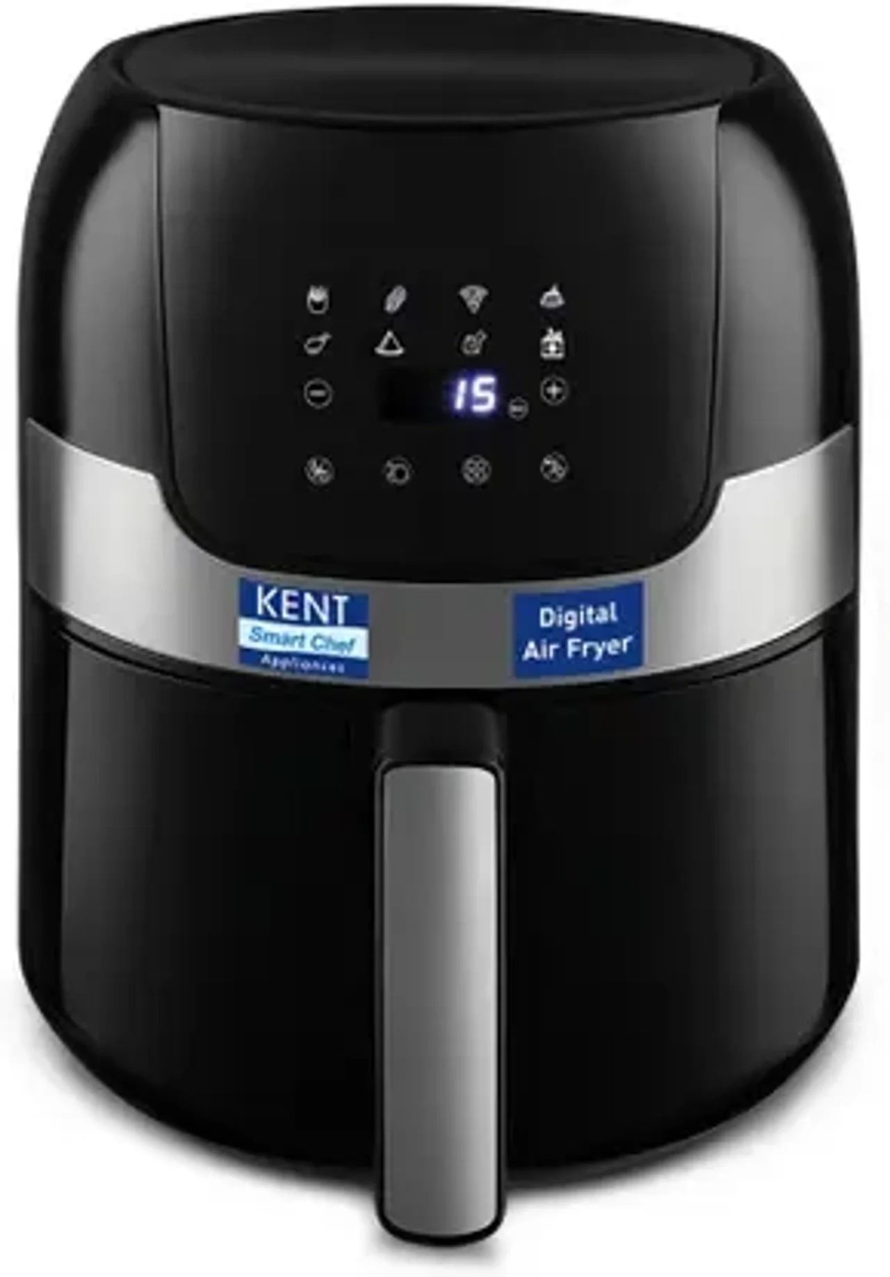 Kent Digital Air Fryer 1400W 4L Capacity Fry Grill Roast Steam Bake
