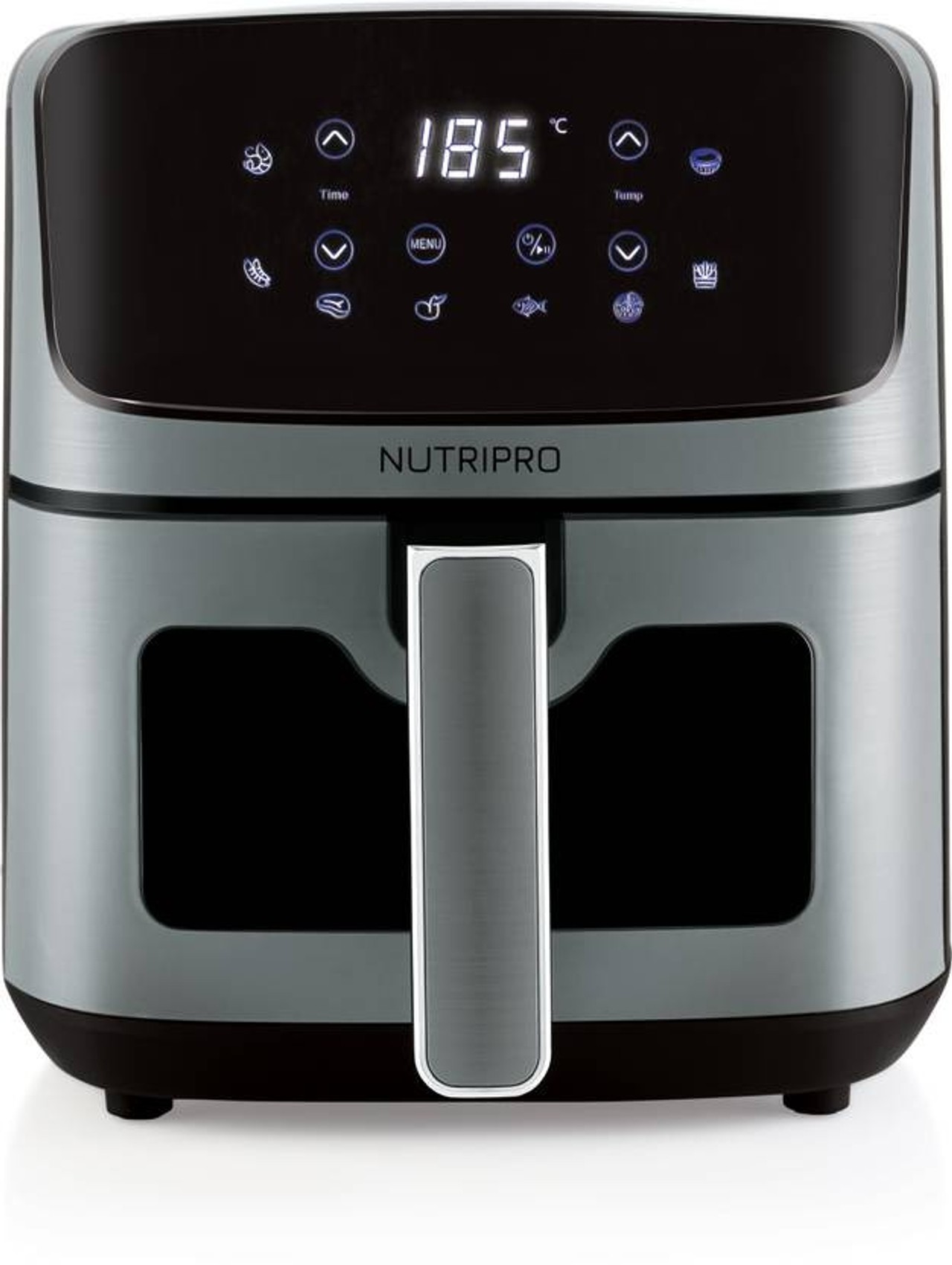 See-through Window Air Fryer 4.5L Grey