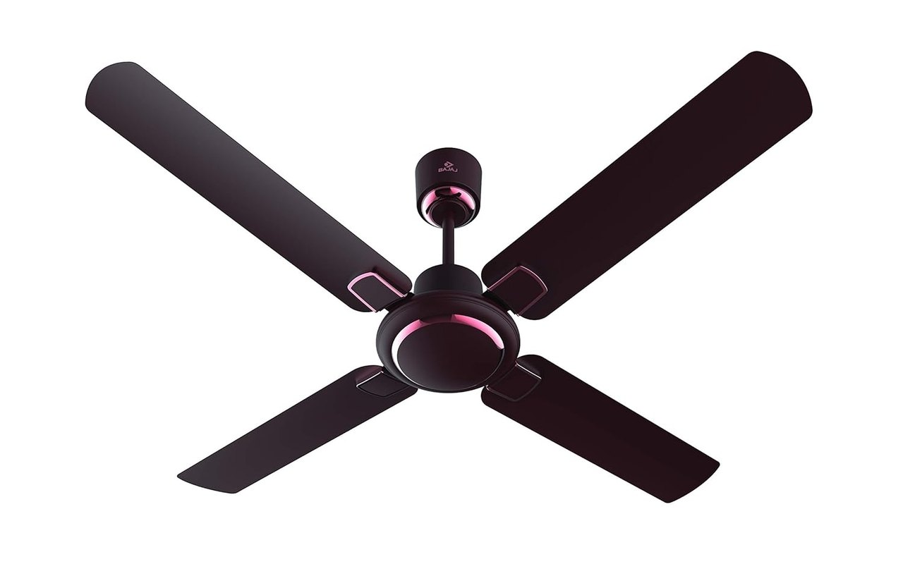 Bajaj Regal Gold NXG Ceiling Fan 4 Blade 1200mm Wine Red 65W
