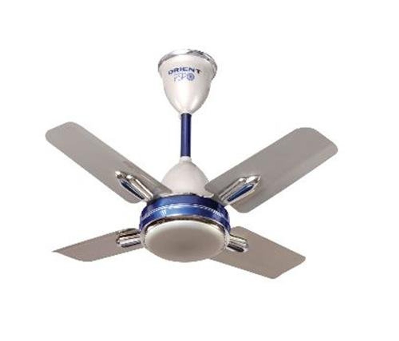 Orient Electric Quasar Ornamental Ceiling Fan 600mm 70W Silver