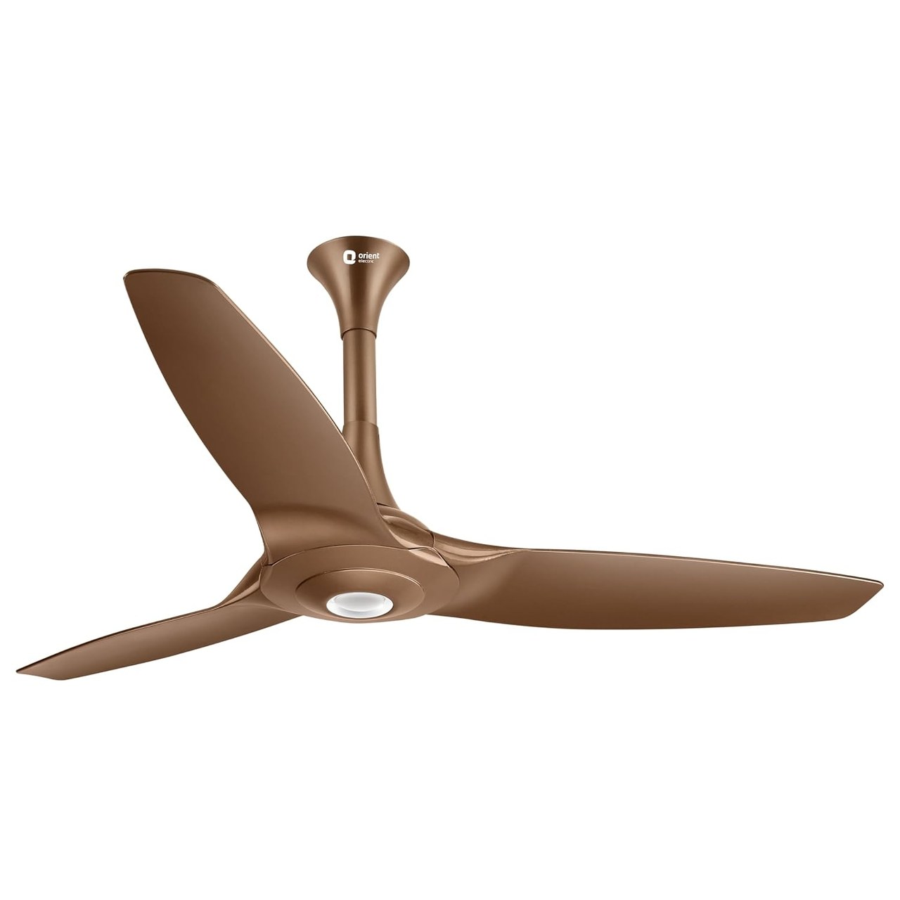Orient Electric Aeroquiet BLDC Ceiling Fan 1200 mm Remote 5-Star Energy Efficient Caramel Brown