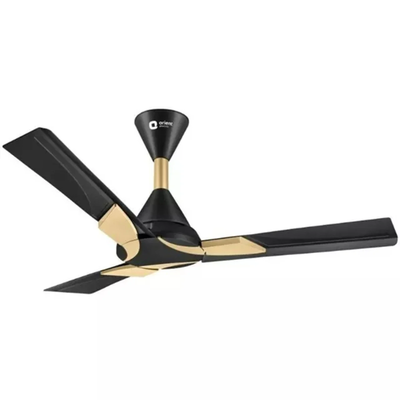 Orient Ceiling Fan Wendy 1400mm 1 Star 300 RPM 250 CMM (Metallic Black/ Gold)