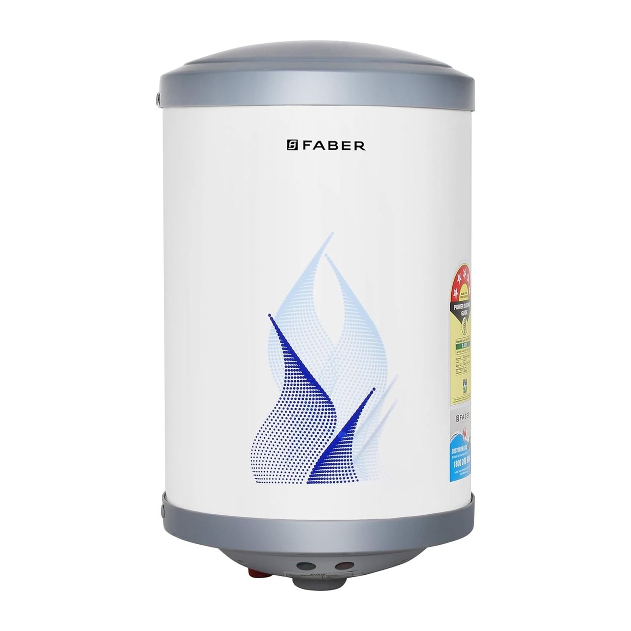 Faber Storage Water Heater Glassline 25L 5 Star White (FWG VULCAN 25V)
