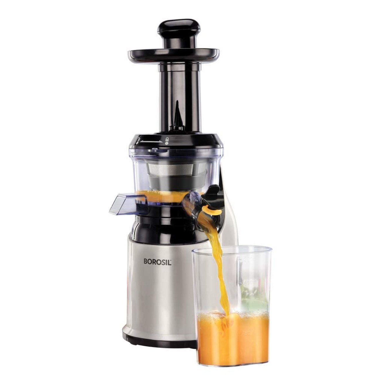 Borosil Health Pro Slow Juicer 200W Black
