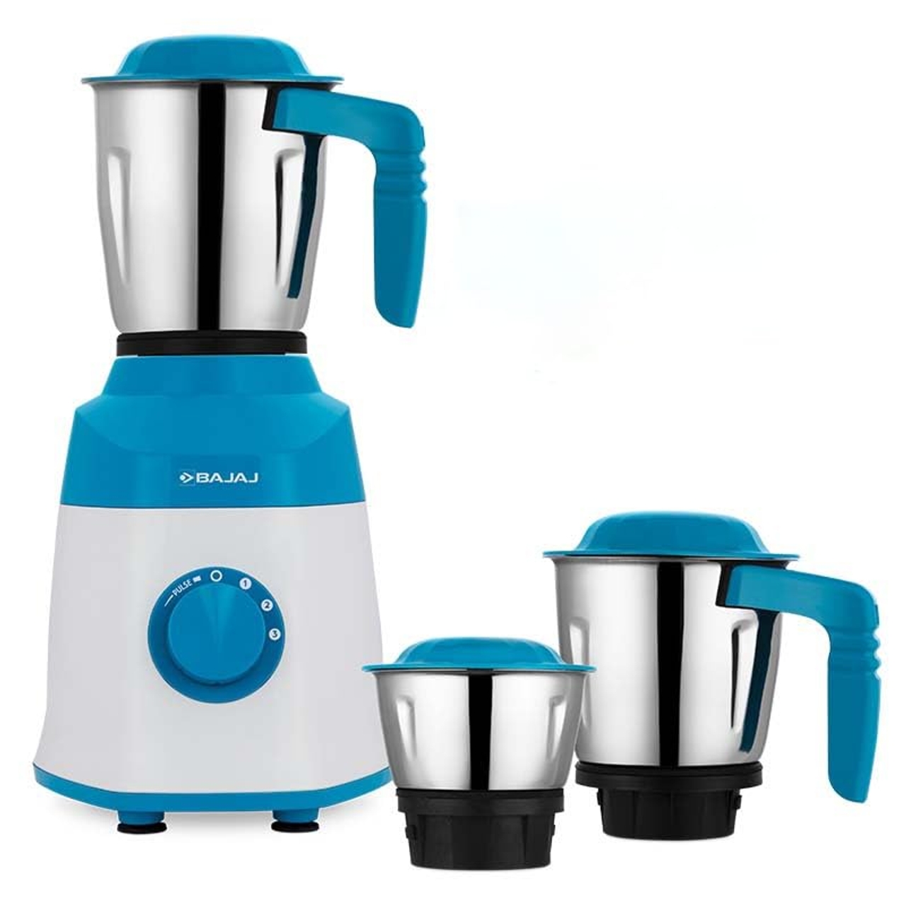 Bajaj Mixer Grinder Military Series Finito 600W 3 Stainless Steel Jars (410591)