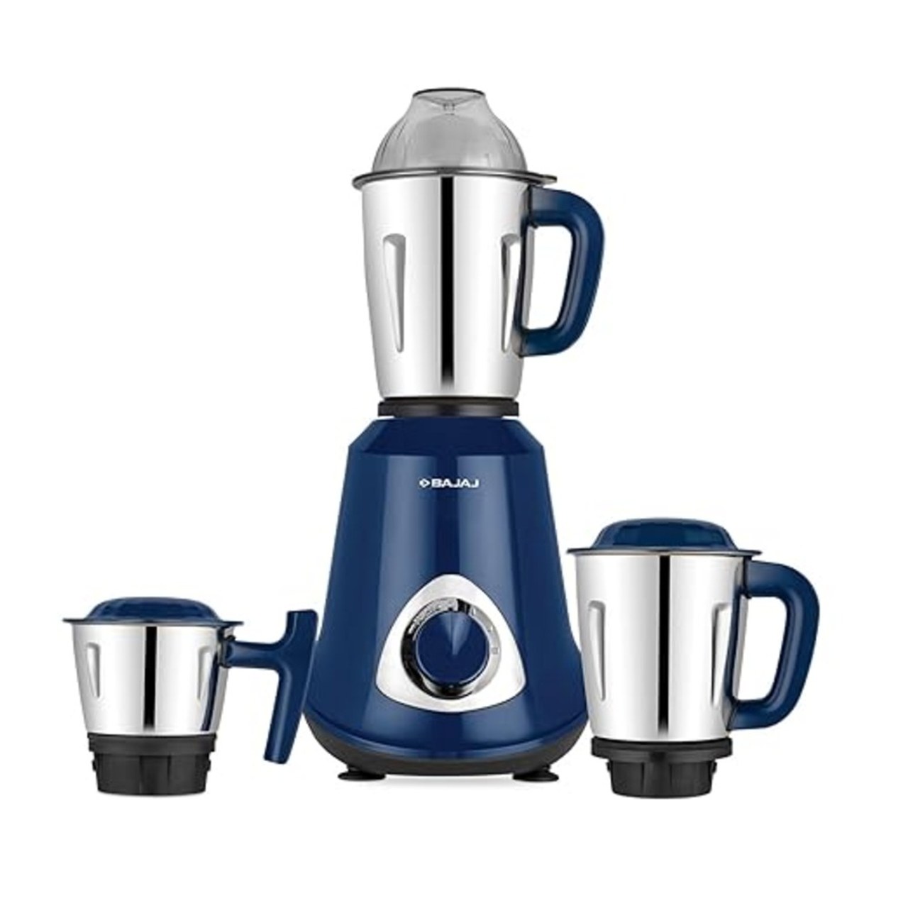 Bajaj Mixer Grinder 800W 3 Stainless Steel Military Grade Jars Royal Blue