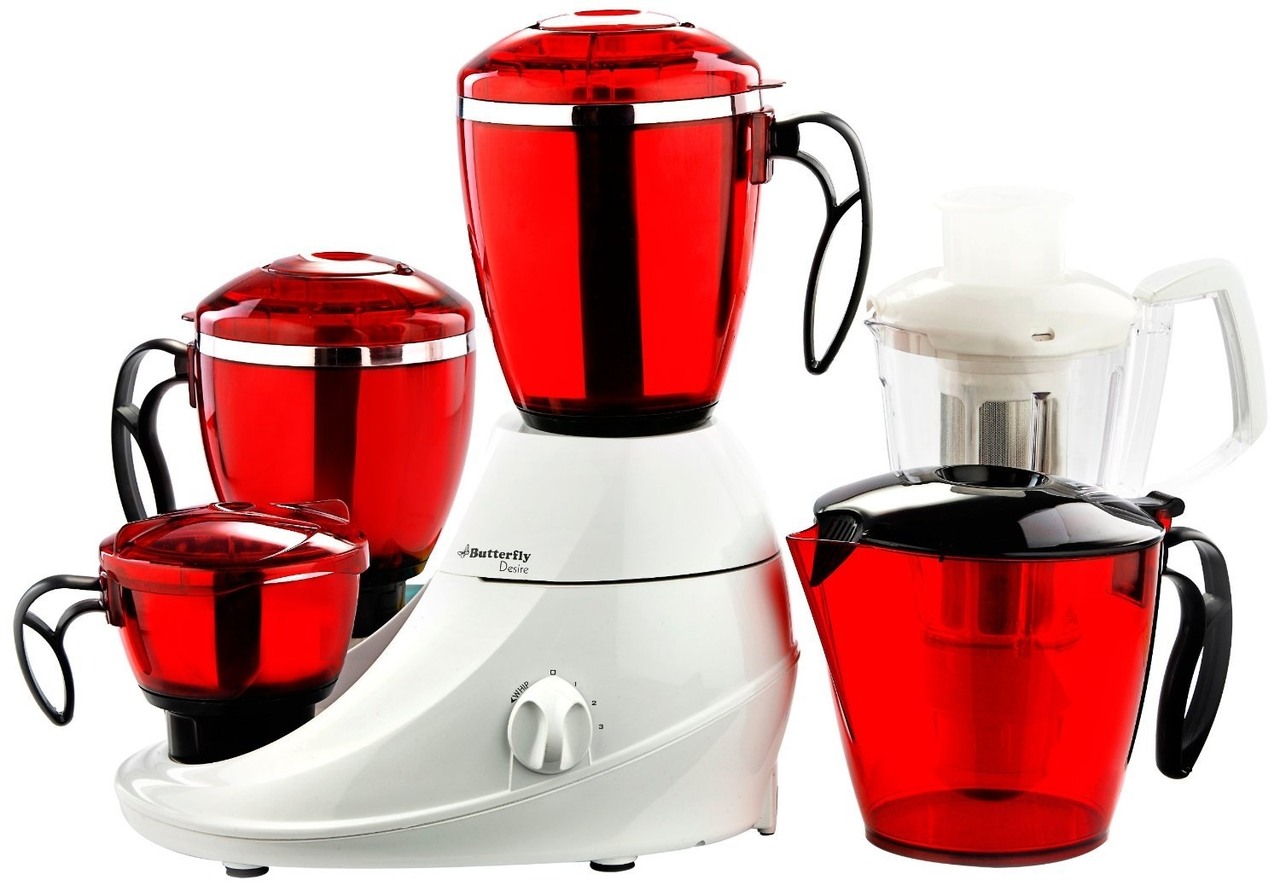 Butterfly Stainless Steel Desire Mixer Grinder 4 Jars