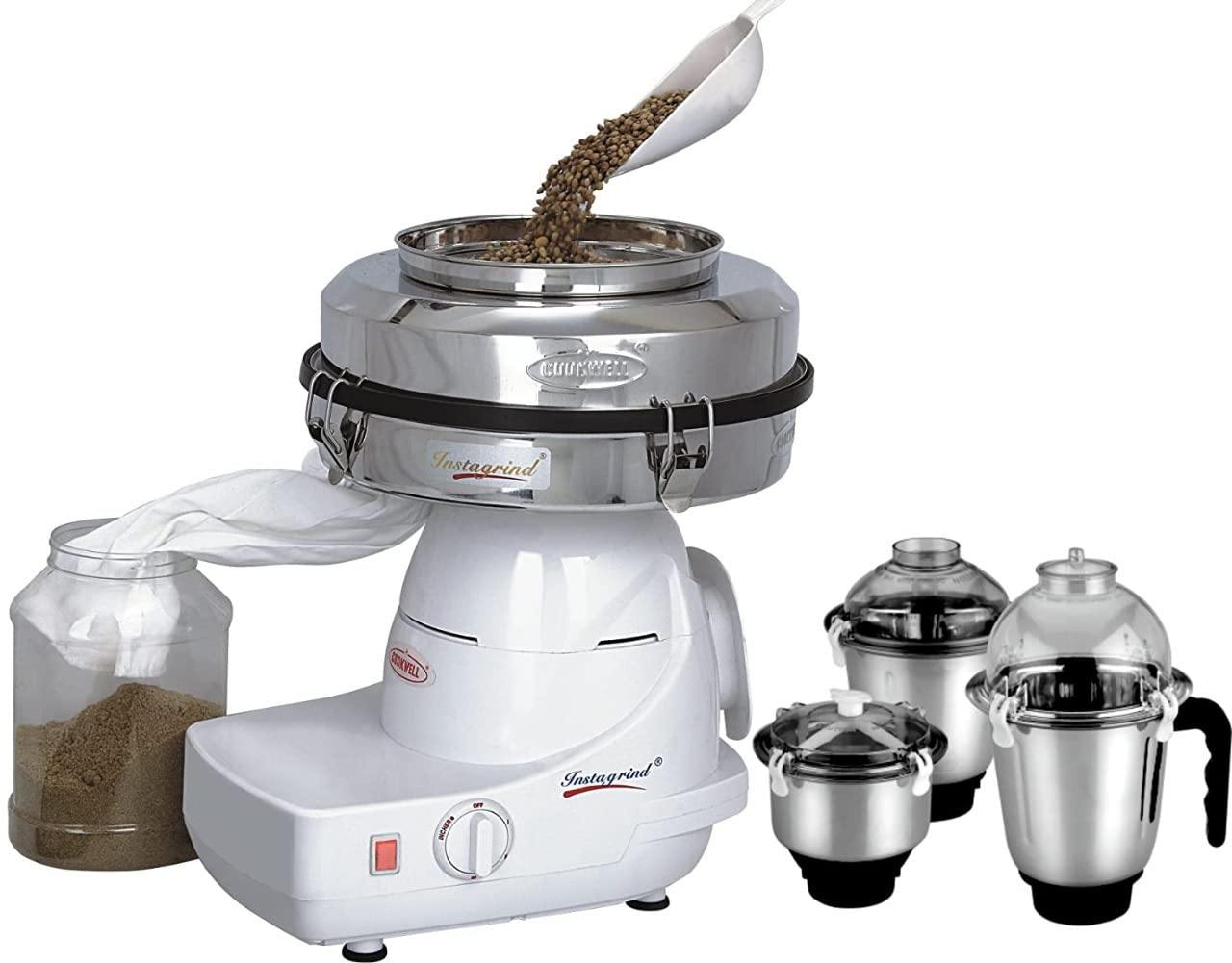 Cookwell Mixer Grinder 1150 Watts 3 Jars White