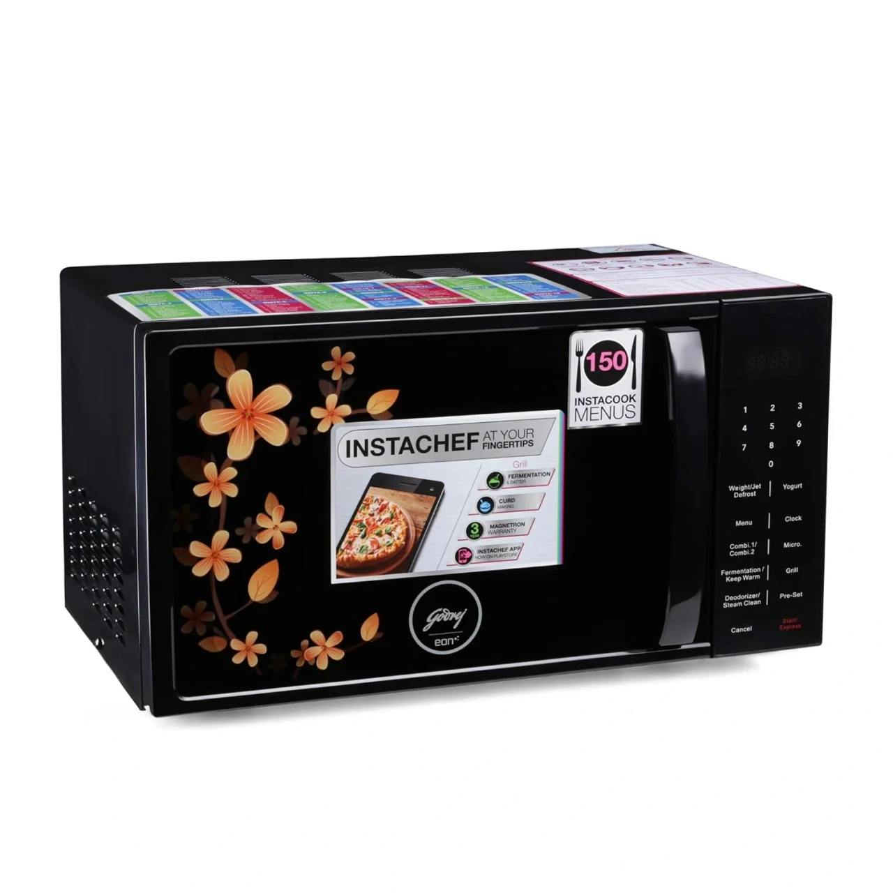 Godrej Grill Microwave Oven 20 L Coral Blossom (GME 720 GF1 PZ)